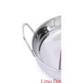 Stainless Steel 3 Layer wokpan with SS Handle nokia,5no- 26cm -1Piece- Silver. 