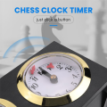 1 Piece Digital Count Up Count Down Timer Mechanical International Chess Game Timer Black ABS.