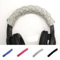 Universal Headphone Headband Cover Solid Color Braided Cloth Over Ear Headphone Replacement Head Band Cushion Cover Pad. 