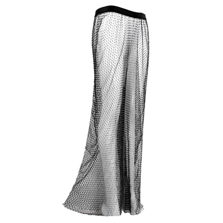 Sparkle%20Diamante%20Fishnet%20Wide%20Leg%20Trousers%20Crystal%20Mesh%20Flare%20Pants%20High%20Waisted%20Rhinestone%20Split%20Hem%20Leggings%20-%20Image%206