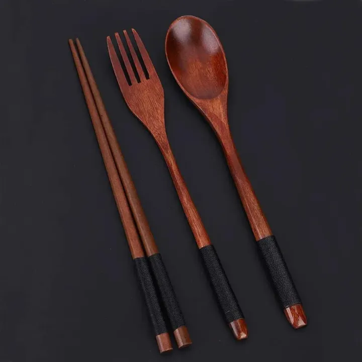 4%20Piece%20Reusable%20Wooden%20Cutlery%20Set%20for%20Beginners%20(Black)%20-%20Image%202