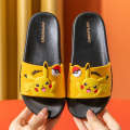 2021 Pikachu Children's Cartoon Cute Boys and Girls Baby Home Bathroom Anti slip Slippers. 
