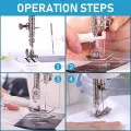 Sewing Machine Needles, 60Pcs Universal Ballpoint Sewing Machine Needles Sewing Machine Accessories for Denim Jeans. 