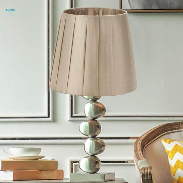 Table%20Lamp%20Shade%20Clip%20on%20Lampshade%20Nordic%20Modern%20Decorative%20Fabric%20Lampshade%20Hanging%20Champagne%20-%20Image%203
