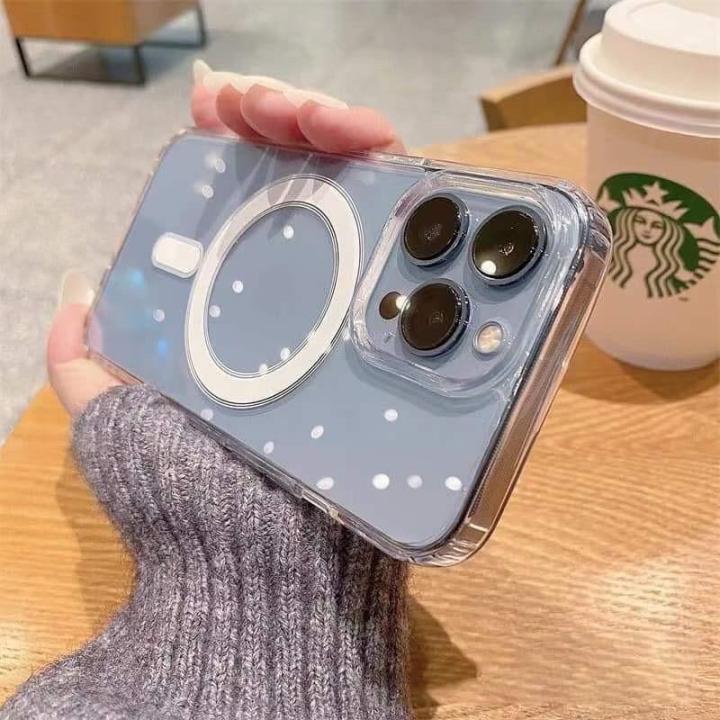 Magsafe%20Magnetic%20Wireless%20Charging%20Case%20Clear%20Transparent%20Shockproof%20Back%20Cover%20Back%20Cover%20For%20iPhone%20All%20Series%20available%20-%20Image%204