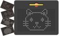 Magnetic Drawing Board Magnetic Pads - Erasable Magna Doodle Writing Drawing Pad for Kids - Includes a Pen & 10 Pattern Cards (380 Magnets).