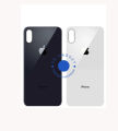 Replacement Backshell Glass Back Panel for iPhone X Battery Back Door Housing With Logo.
