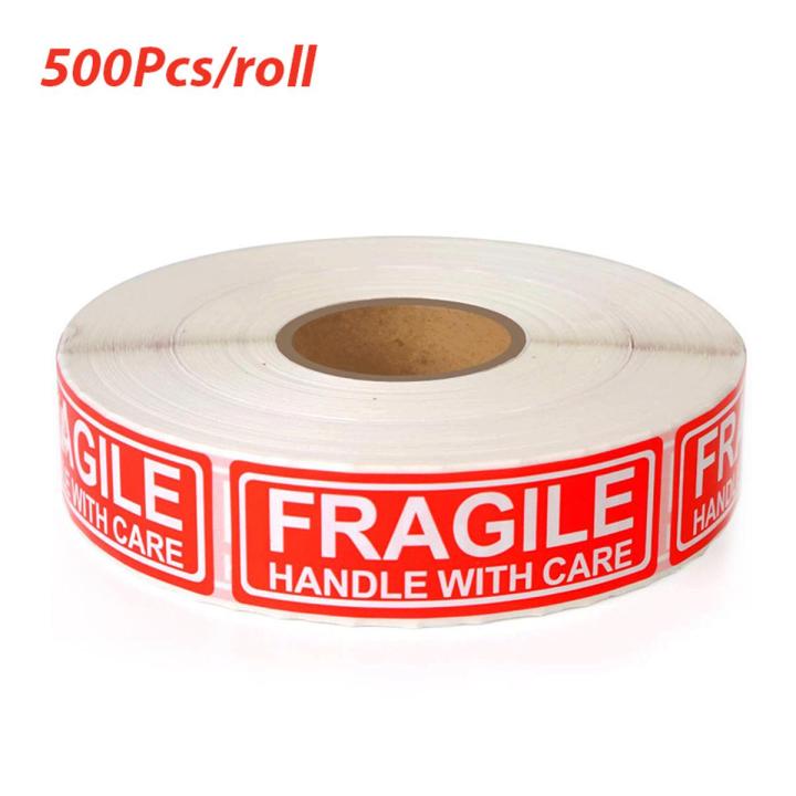 (New)500PC Fragile ticker The Good Pleae Handle With Care Warning Label DIY