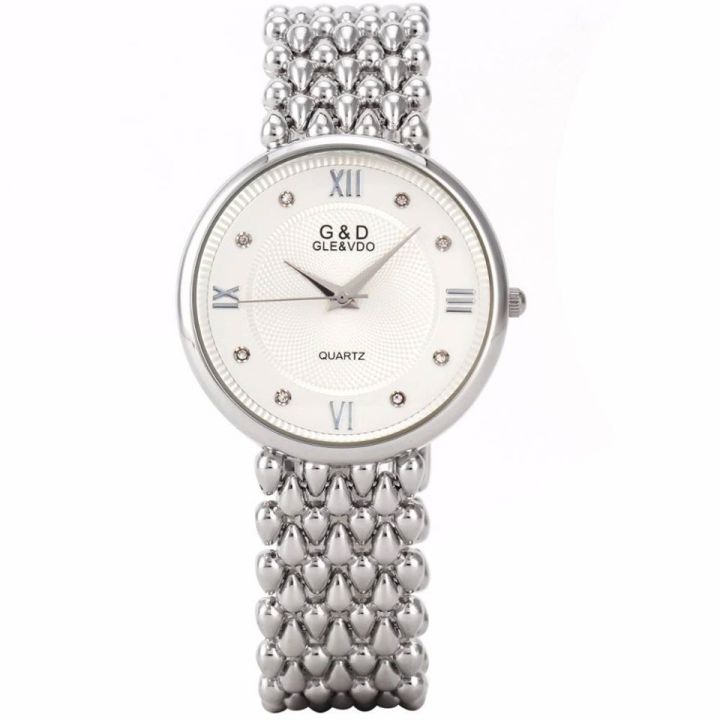 Stainless%20Steel%20Silver%20Simple%20Quartz%20Watch%20Lady%20Clock%20Casual%20Fashion%20-%20Image%203