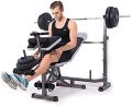 Folding power rack Olympic weight bench, Adjustable weight lift bench rack set, Fitness barbell dumbbell bench, Push back sit up bench, Full-body workout exercise - Fitness Mart - gym equipment. 