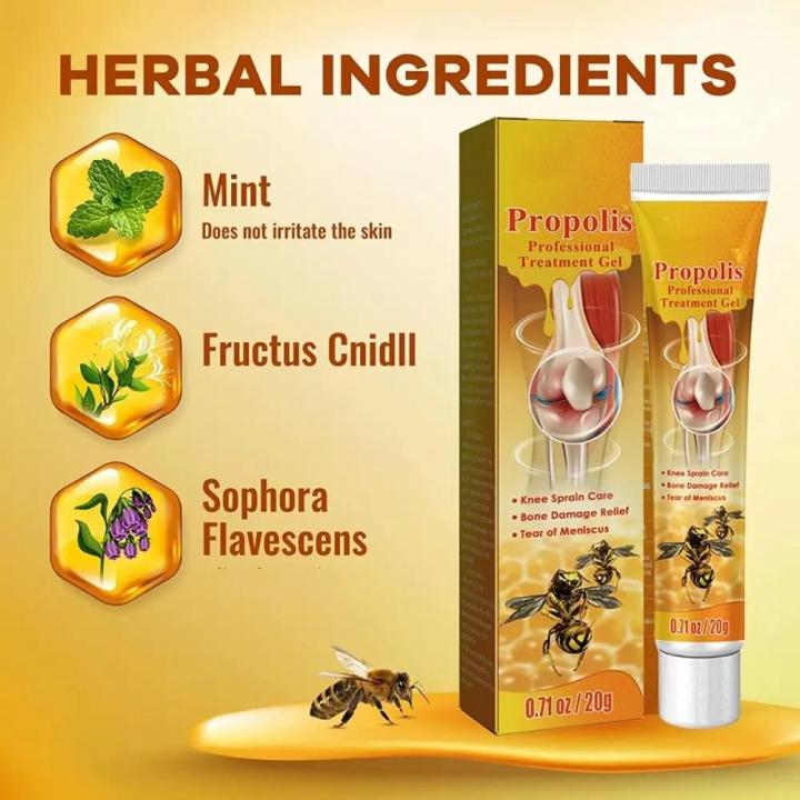 Relieve%20Knee%20Pain%20Bee%20Venom%20Treatment%20Gel%20Joint%20Pain%20Body%20Cream%20Propolis%20Professional%20Treatment%20Gel%20kunminghaoming%20-%20Image%202