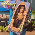Hot Disney Toy Story 4 Talking Woody Buzz Jessie Rex Action Figures Anime Decoration Collection Figurine Kids Gift For Toy Model.