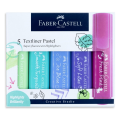 Faber Castell Textliner Pastel Highlighter set of 5. 