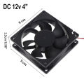 4″ Inch 12V Cooling Fans 90x90x25mm Exhaust Fan Heatsink Cooler Cooling Fan Radiator Heat Dissipation Fan With Cables.