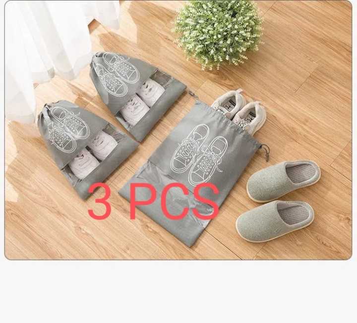 10/5/3pcs%20Shoes%20Storage%20Bags%20Closet%20Organizer%20Non-woven%20Travel%20Portable%20Bag%20Waterproof%20Pocket%20Clothing%20Classified%20Hanging%20Bag%20-%20Image%204