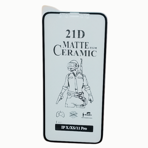 Matte%20Ceramic%20Film%20Screen%20Protector%20I%20iPHONE%20X%20/%20iPHONE%20XS%20/%20iPHONE%2011%20PRO%20I%20Matte%20Finish%20Full%20Coverage%20Screen%20Guard%20Protector%20Screen%20Protector%20(It's%20Not%20GLASS)%20-%20Image%202