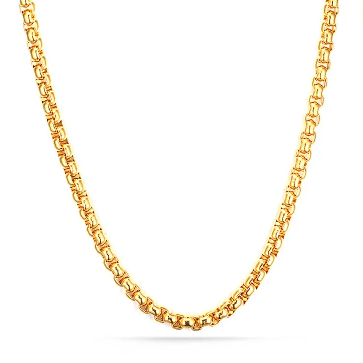Men's%20Necklace%20Stainless%20Steel%20Cuban%20Link%20Chain%20-%20Image%203