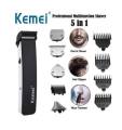Kemei KM-3590 Hair Clipper 5 in 1 Professional Hair Clipper Strong Beard Electric Shaver High Quality ABS Material Hairdressing Tool. 