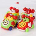 Children'S Simulation Phone Toys Cartoon Smile Pull Wire Phone Baby Toy Educational Developmental Kids Gift Develop Intelligence - Baby Toys. 