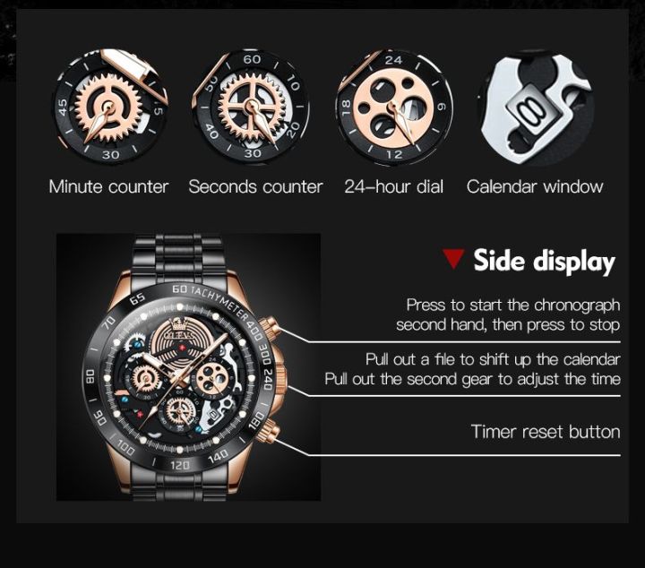 OLEVS%20Sports%20Watch%20for%20Men%20Stainless%20Waterproof%20%20Chronograph%20Quartz%20Multifunctional%20Calendar%20Black%20White%209921%20-%20Image%208