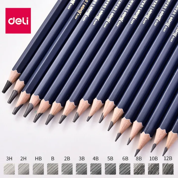 Deli%203Pcs%20Artist%20Sketching%20Graphite%20Pencils%203H%202H%20H%20HB%20B%202B%203B%204B%205B%206B%207B%208B%209B%2010B%2012B%2014B%20Pencil%20Wooden%20Pencils%20-%20Image%205