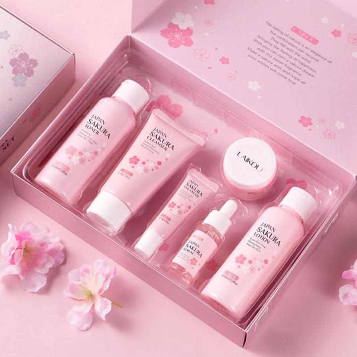 Facial%20Products%20Kit%20Sakura%20Skin%20Care%20Set%20Facial%20Cleanser%20Face%20Cream%20Sunscreen%20Facial%20Mask%20Eye%20Cream%20Skincare%20Product%20-%20Image%202