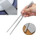 Stainless Steel Chopstick 2 Pcs (japanese/ chinese/ Korean).
