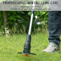 Convenient Household Lawn Mower with Rechargeable Lithium Battery, Ideal for Garden Weeding.
