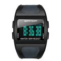 （COD Available)SANDA 222 Men Sports Outdoor Mountaineering Digital Electronic Watch Square Multi functional Waterproof Watch. 