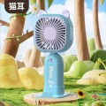 New Kids Handheld USB Rechargeable Fan Portable Portable Portable Small Super Silent Electric Fan Student Gift. 