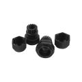 BRADOO- 1 Pcs 90X78Mm Square Binding Post Type Speaker Box & 24 Pcs Adjustable 3.5 - 13Mm Cable Gland Joints.
