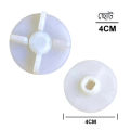 Small 4 Teeth White Plastic Mixer Grinder Motor Coupler - 1pcs. 