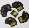 【In-Demand Item】 Waterproof PVC Pure Black Box-Packed Plastic 54pcs Cards Set Deck Classic Tricks Tool.