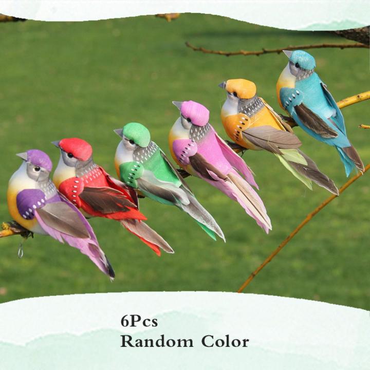 Toy life hall】Artificial Foam Feather Beads Simulation Bird DIY