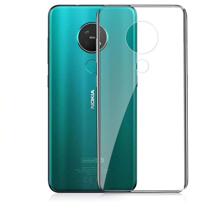 Nokia 6.2 Exclusive Soft Silicone Transparent TPU Back Cover (Back Case Cover For Smartphone)