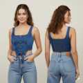 Denim Tank Top | Comfortable | Easy to Wear | Breathable. 