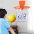 Silent Basketball with Hoop No Noise No Sound Indoor Quiet Training Ball. 