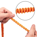 Kayak Paddle Leash, Paddle Board Leash Fishing Lanyard Tool Orange. 