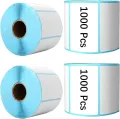 DT 50mm x 30mm (2'' Inch x 1.18'' Inch) 02 Roll Adhesive Direct Thermal Label Sticker | 1000 Labels Per Roll | ✅ No Ribbon Required | Use –  Nimbo printer Label, Shipping Labels, Barcode Labels, Expiry Date Labels. 