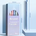 6Pcs/Set Cute Morandi Gel Pen Set Retro 0.5mm Color Signature Pen Student Writing Ink Pen Ballpoint Pen School Office Stationery. 