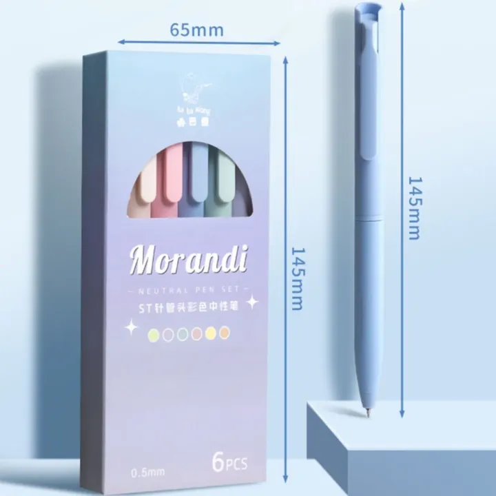6Pcs/Set%20Cute%20Morandi%20Gel%20Pen%20Set%20Retro%200.5mm%20Color%20Signature%20Pen%20Student%20Writing%20Ink%20Pen%20Ballpoint%20Pen%20School%20Office%20Stationery%20-%20Image%206