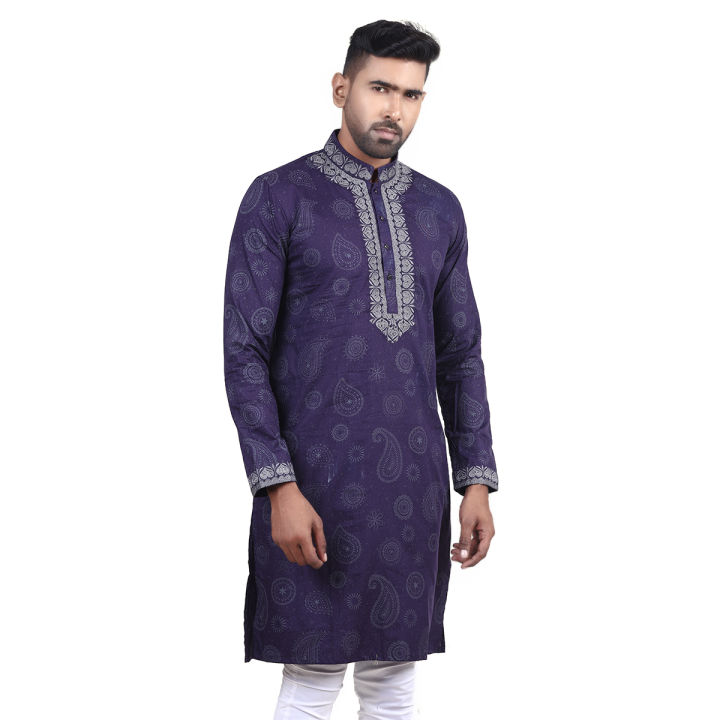VIRGO%20PURPLE%20COLOR%20COTTON%20PREMIUM%20PANJABI%20FOR%20MEN%20-%20Image%203
