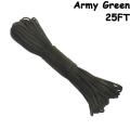 25/50/100FT 550 LB Camouflage Climbing Camping Outdoor Tools Clothesline Paracord 7 Strand Cord Lanyard Parachute Rope.