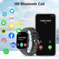 MELANDA NEW 2.01 Inch HD Touch Screen Bluetooth Call Fashion Watch Health Monitoring Sports Tracking Smartwatch Android IOS G127. 