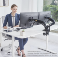 NB North Bayou Dual Monitor Desk Mount Stand Full Motion Swivel Computer Monitor Arm for Two Screens 17-27 Inch with 4.4~19.8lbs Load Capacity for Each. 