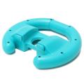 Steering Wheel Hand Grip Handle Holder For Nintendo Switch Joy-con Controller Blue. 