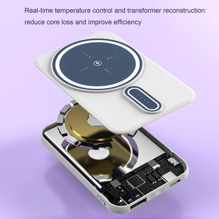 10000mAh%20Magnetic%20Power%20Bank%20Wireless%20Charger%20Fast%20Charging%20Powerbank%20For%20iPhone%2014%2013%2012%20Pro%20Max%20Mini%20Portable%20External%20Battery%20-%20Image%204
