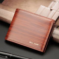 2024 New Men's Wallet Japan and South Korea Short Wallet Foreign Trade Horizontal Wallet Spot Retail Young Men Wallet Tide. 
