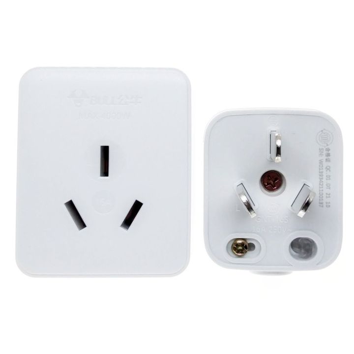 16 Amp 3 Flat Pin Plug Socket For Heavy Loading Air Con Water Heater Ac100~250v 16a