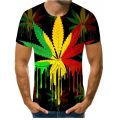 Neon T-Shirt Men/Women Summer green T shirt Boy/Girl Solid Colour Tops Rainbow Streetwear Tee Colourful 3D Printed Kids shirt.